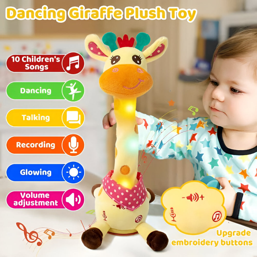 Peluche Girafe Interactive Chantante – Compagnon Musical pour Enfants