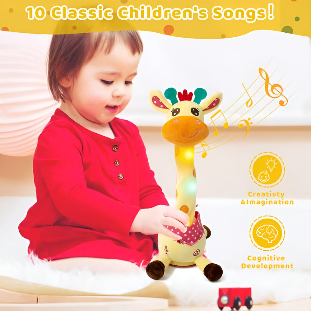 Peluche Girafe Interactive Chantante – Compagnon Musical pour Enfants
