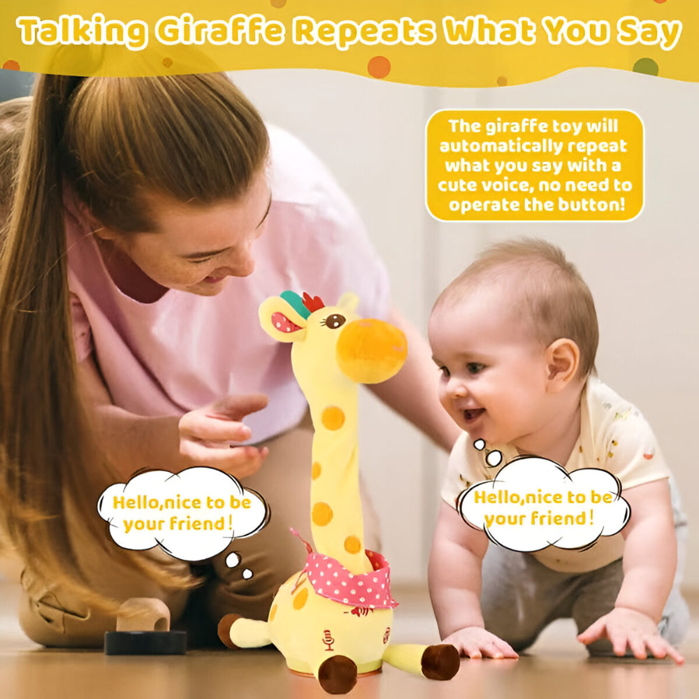 Peluche Girafe Interactive Chantante – Compagnon Musical pour Enfants