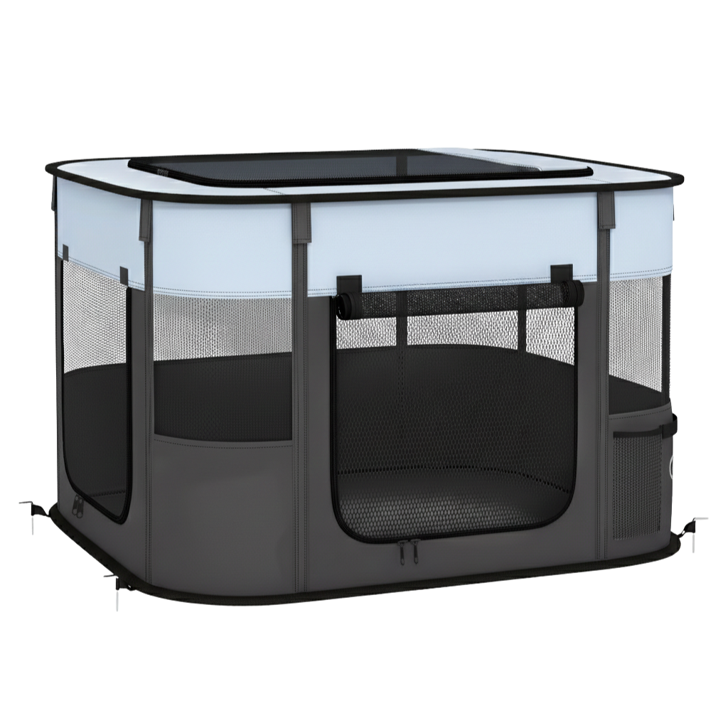 PopUpPalace Enclos pliable pour chiots – Espace de jeu portable pour chat et chien jusqu'à 4 kg