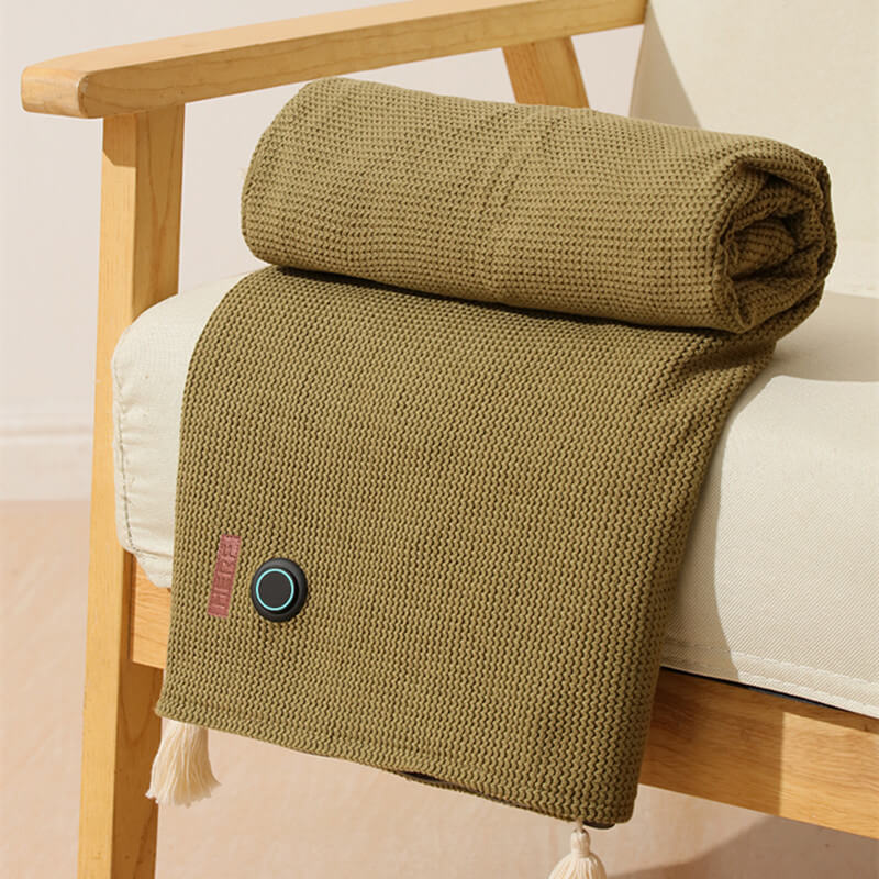 Une chaleur douillette partout: couverture chauffante USB pour votre bien-être