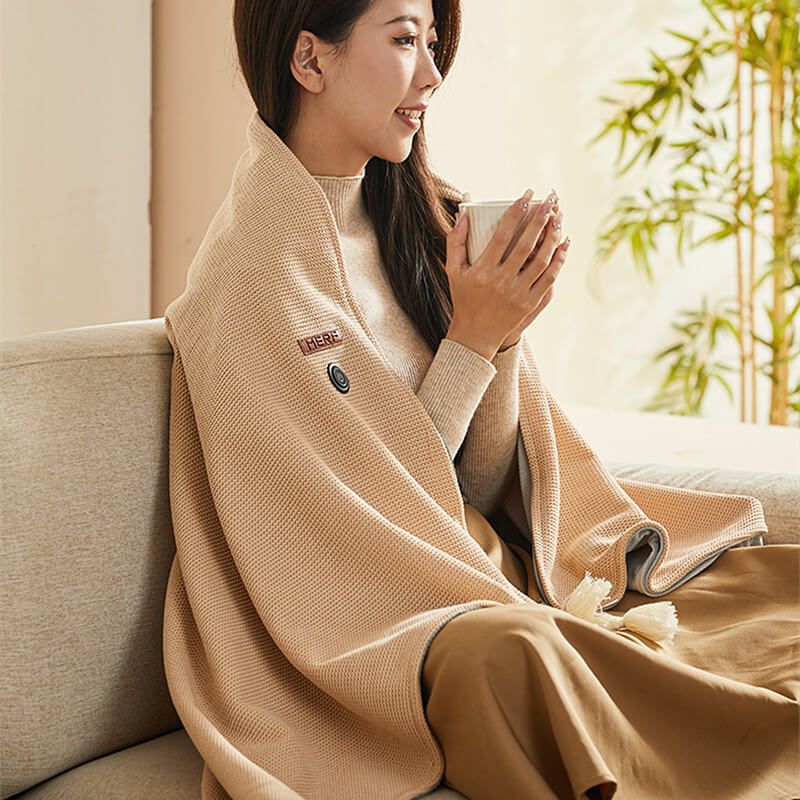 Une chaleur douillette partout: couverture chauffante USB pour votre bien-être