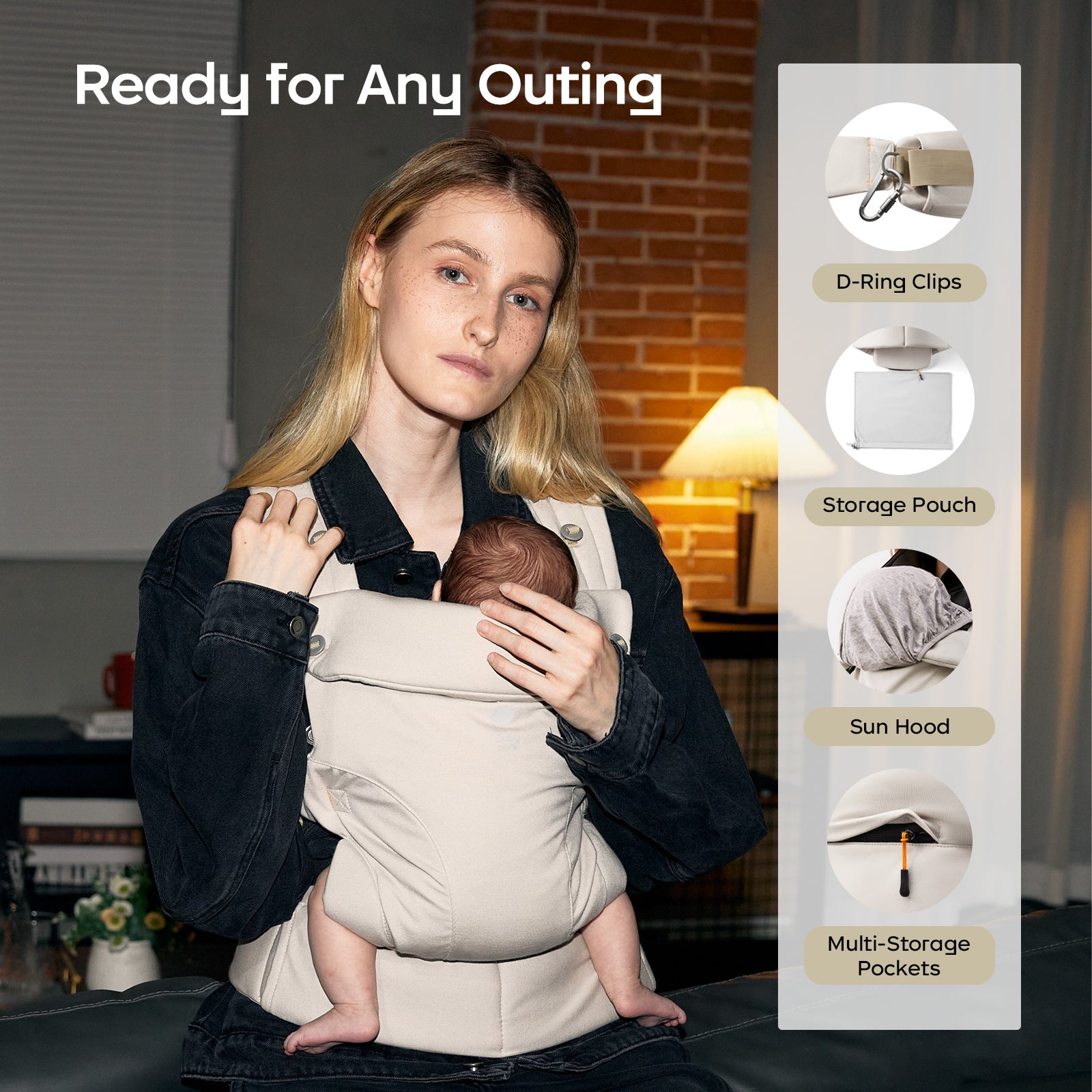 CocoonGo™ – Porte-Bébé Ultra Confort & Respirant
