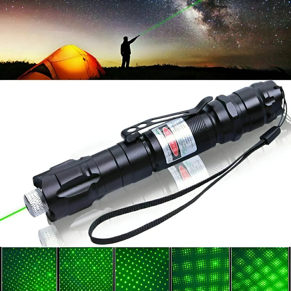 Pointeur Laser Rechargeable Longue Portée Outil de Précision Vert