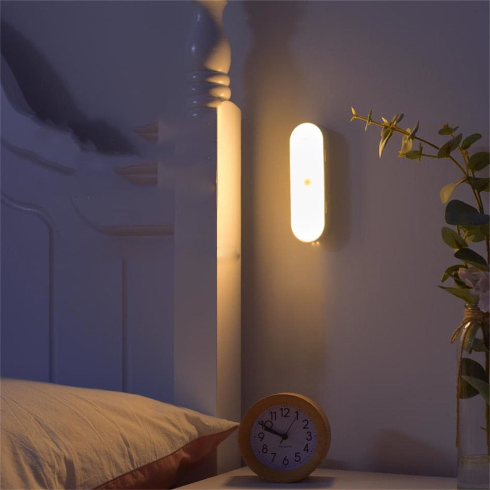 Applique murale à détecteur de mouvement | LED rechargeable par USB sans fil