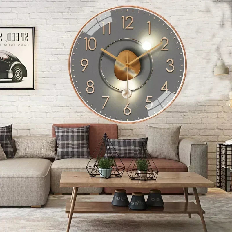Horloge murale élégante, silencieuse et parfaite pour n'importe quelle pièce
