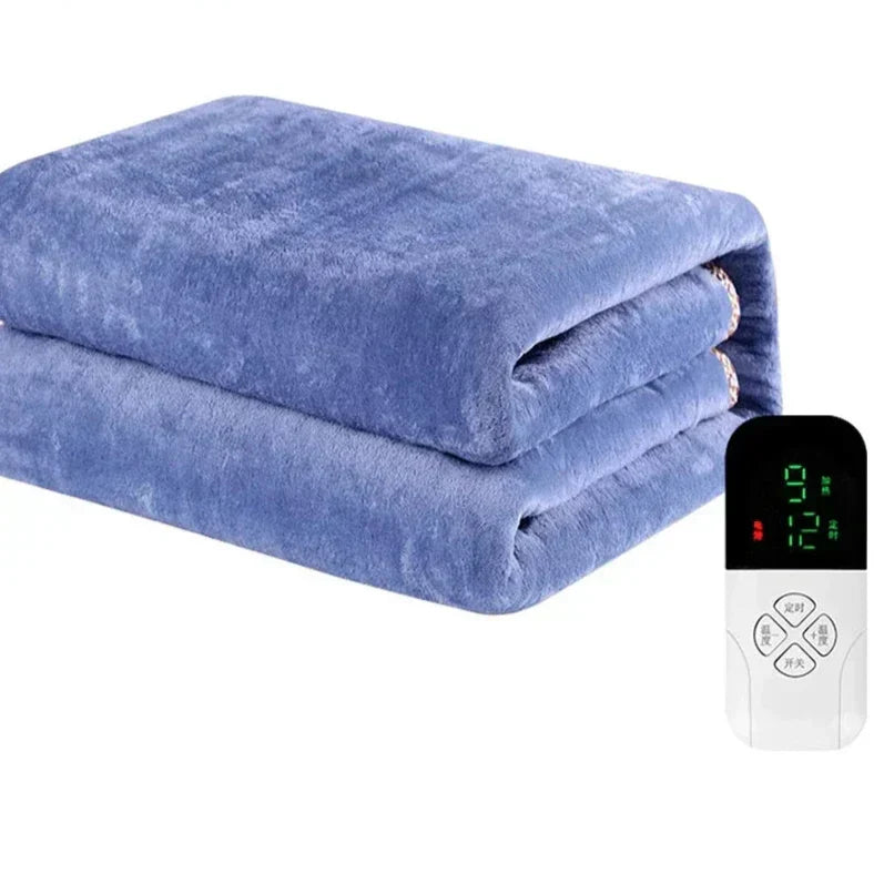 Couverture chauffante avec contrôle thermostatique 220 V - Contrôle intelligent de la température pour une chaleur uniforme par temps froid.