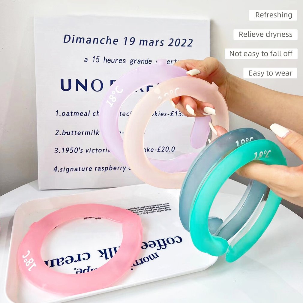 Anneau rafraîchissant pour le cou d'été