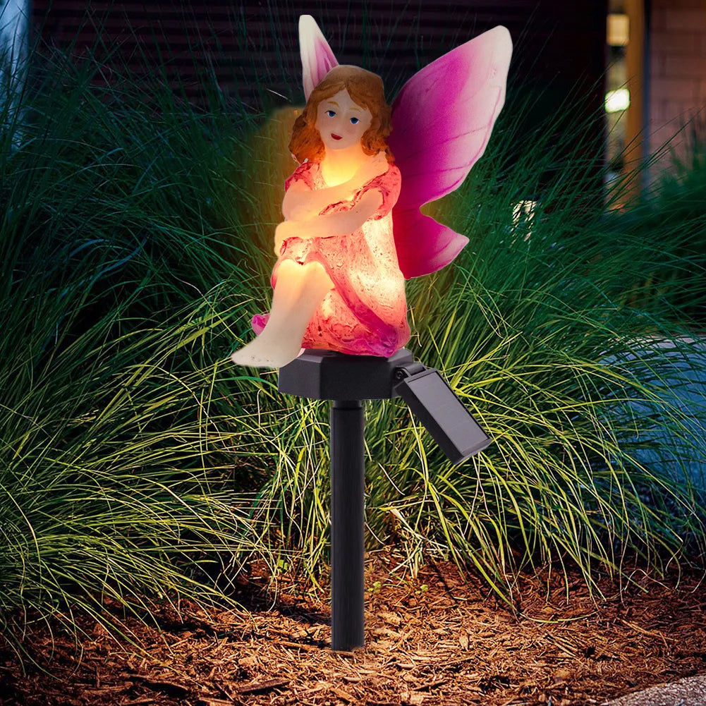 GlowSphere Elvaria | Lumière de fée solaire | Décor 2-en-1 | Pour jardin et balcon