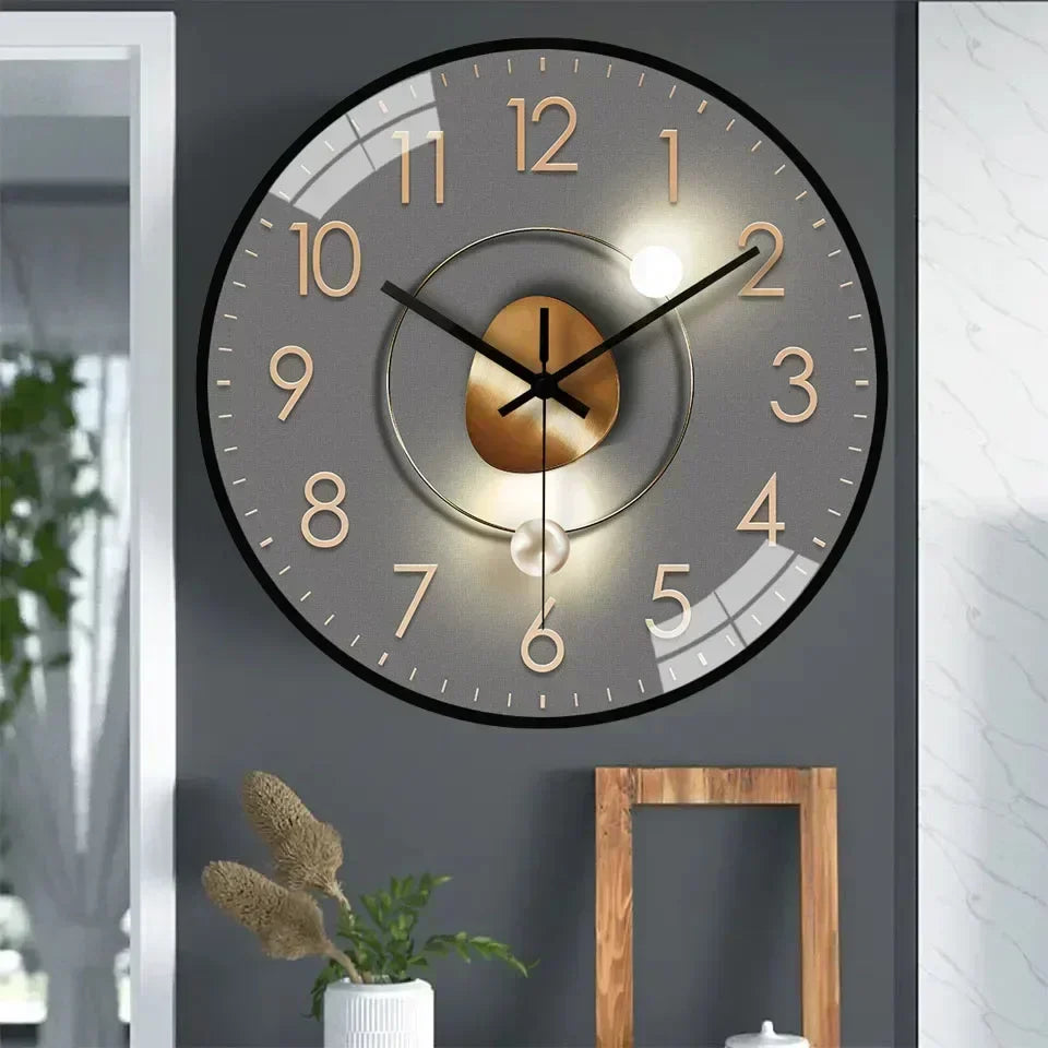 Horloge murale élégante, silencieuse et parfaite pour n'importe quelle pièce