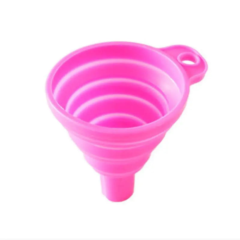 Entonnoir télescopique domestique, outil de cuisine, Mini entonnoir pliant résistant aux hautes températures, 4 couleurs disponibles