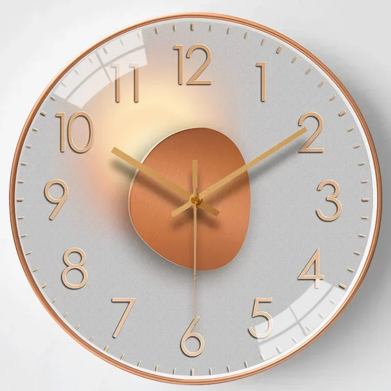 Horloge murale élégante, silencieuse et parfaite pour n'importe quelle pièce