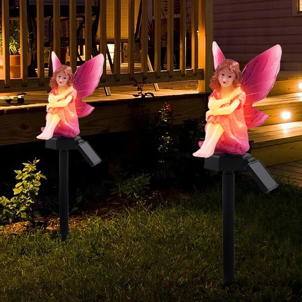 GlowSphere Elvaria | Lumière de fée solaire | Décor 2-en-1 | Pour jardin et balcon