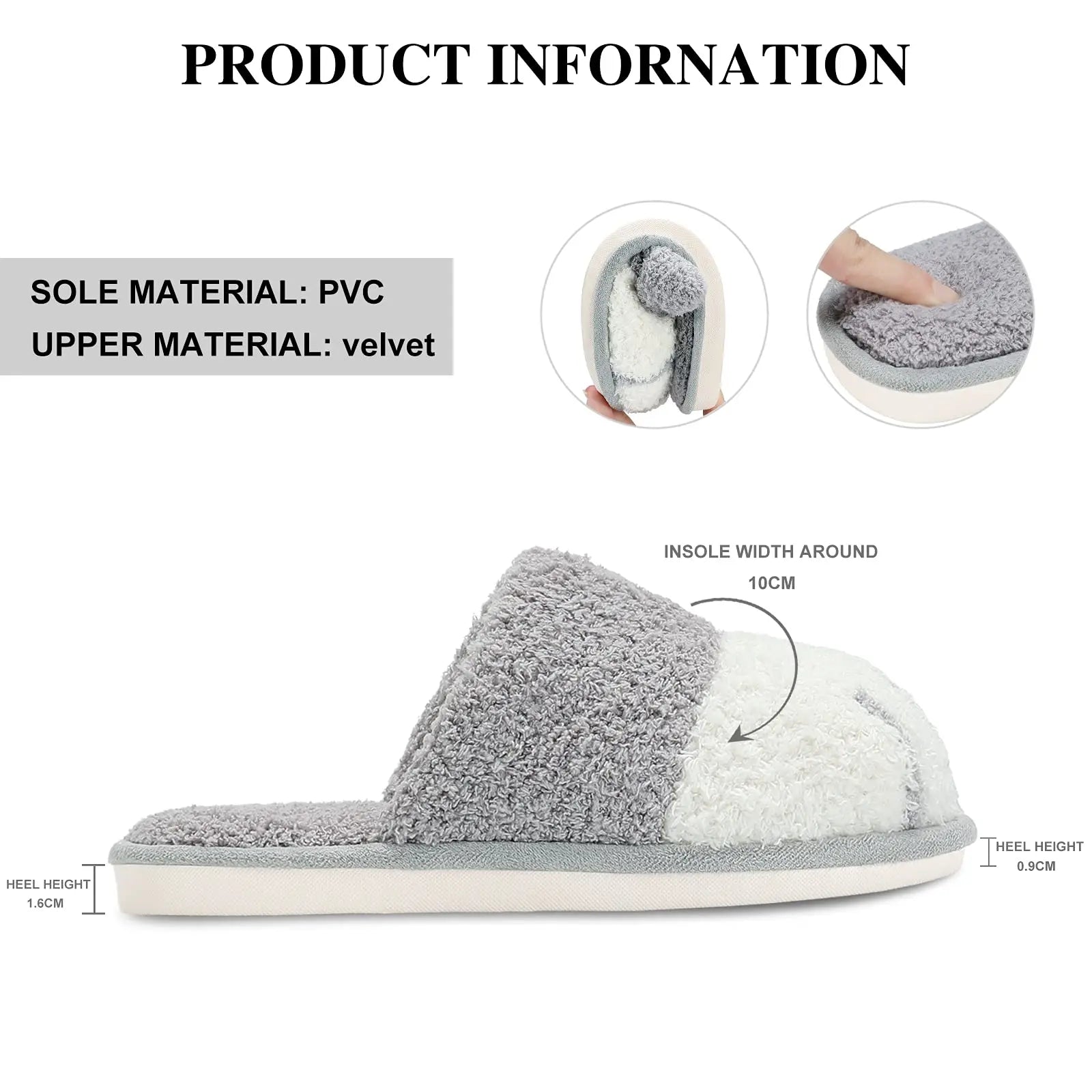 Pantoufles douces et confortables pour femmes - motif patte de chat, semelle intérieure en mousse à mémoire de forme, détente intérieure en hiver