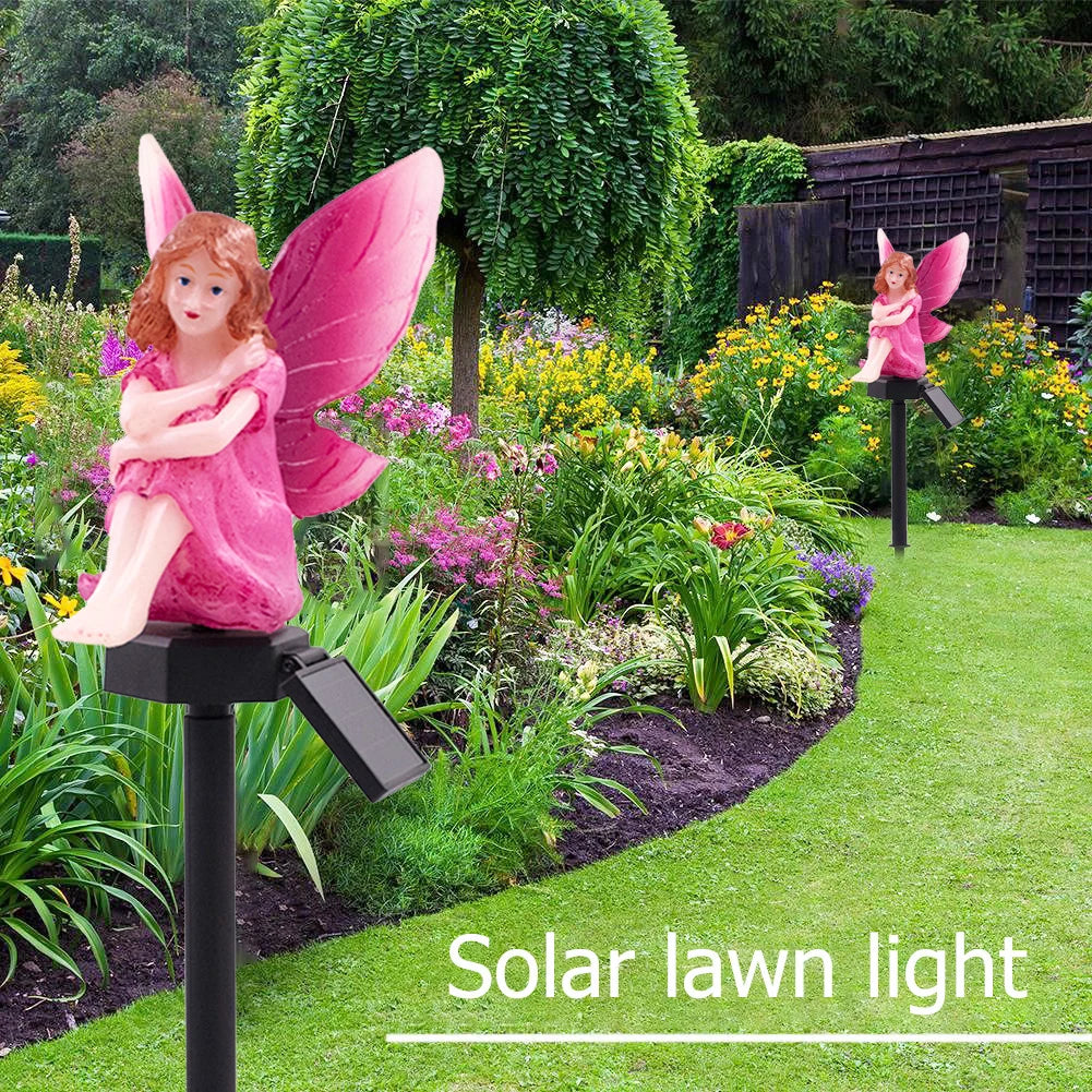 GlowSphere Elvaria | Lumière de fée solaire | Décor 2-en-1 | Pour jardin et balcon