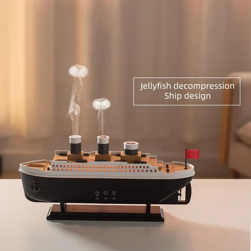 Humidificateur d'air électrique d'aromathérapie de luxe Ocean Liner