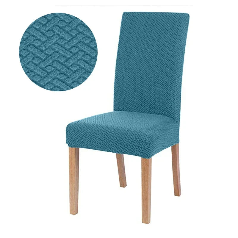 Housse de Chaise Velvona | Rembourré élastique et épais | Housse extensible en jacquard | Lavable et infroissable