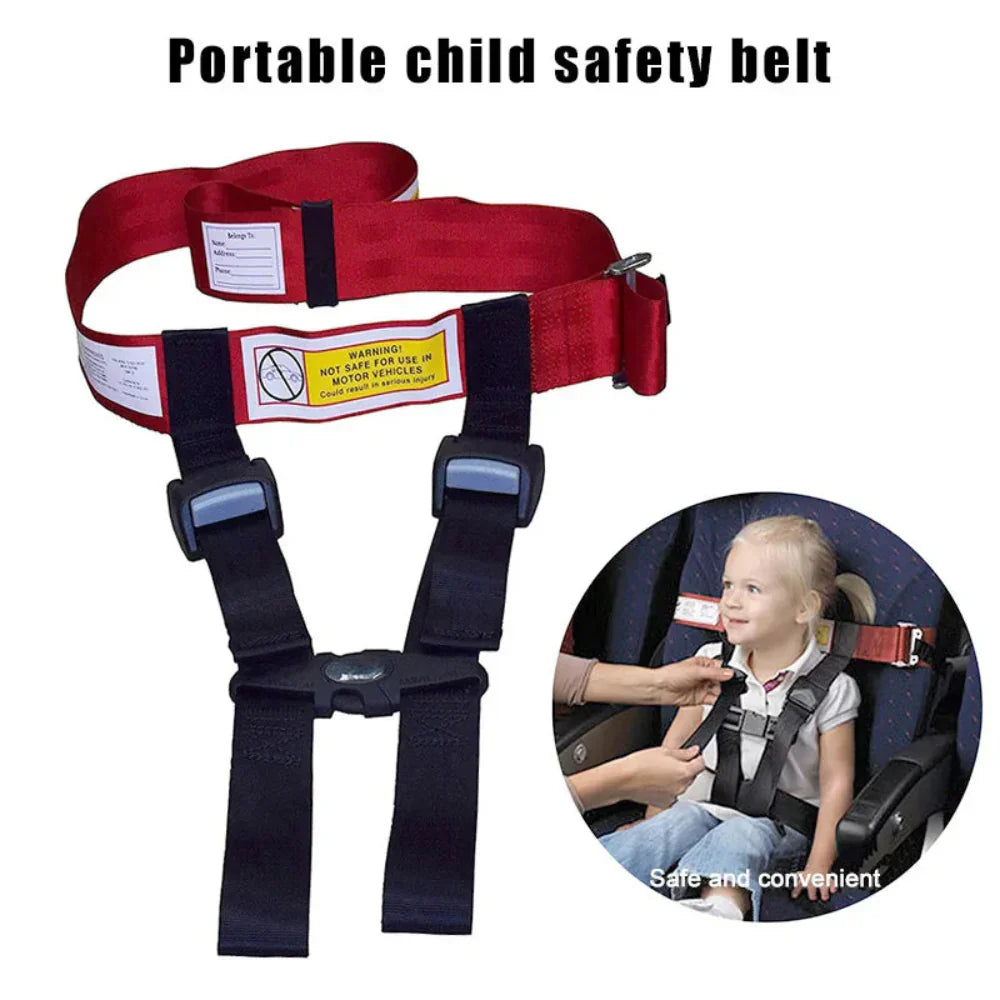 Narsago | Harnais de sécurité pour enfants en avion, ceinture de voyage réglable