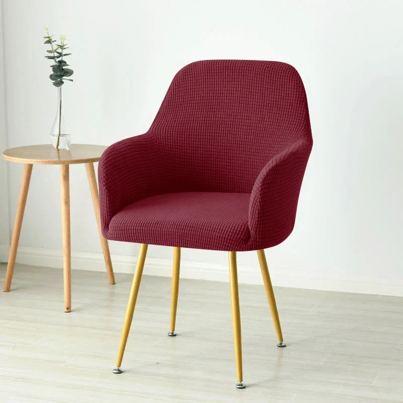 Housse de chaise à dossier haut
