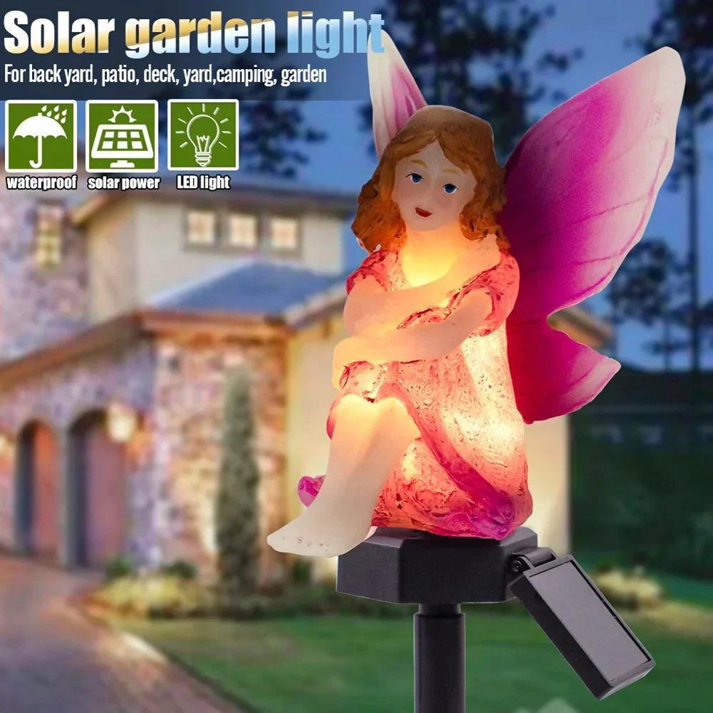 GlowSphere Elvaria | Lumière de fée solaire | Décor 2-en-1 | Pour jardin et balcon