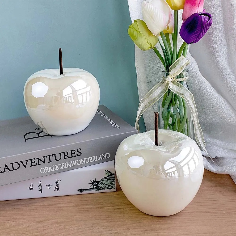 Lampe de table de chevet translucide Apple