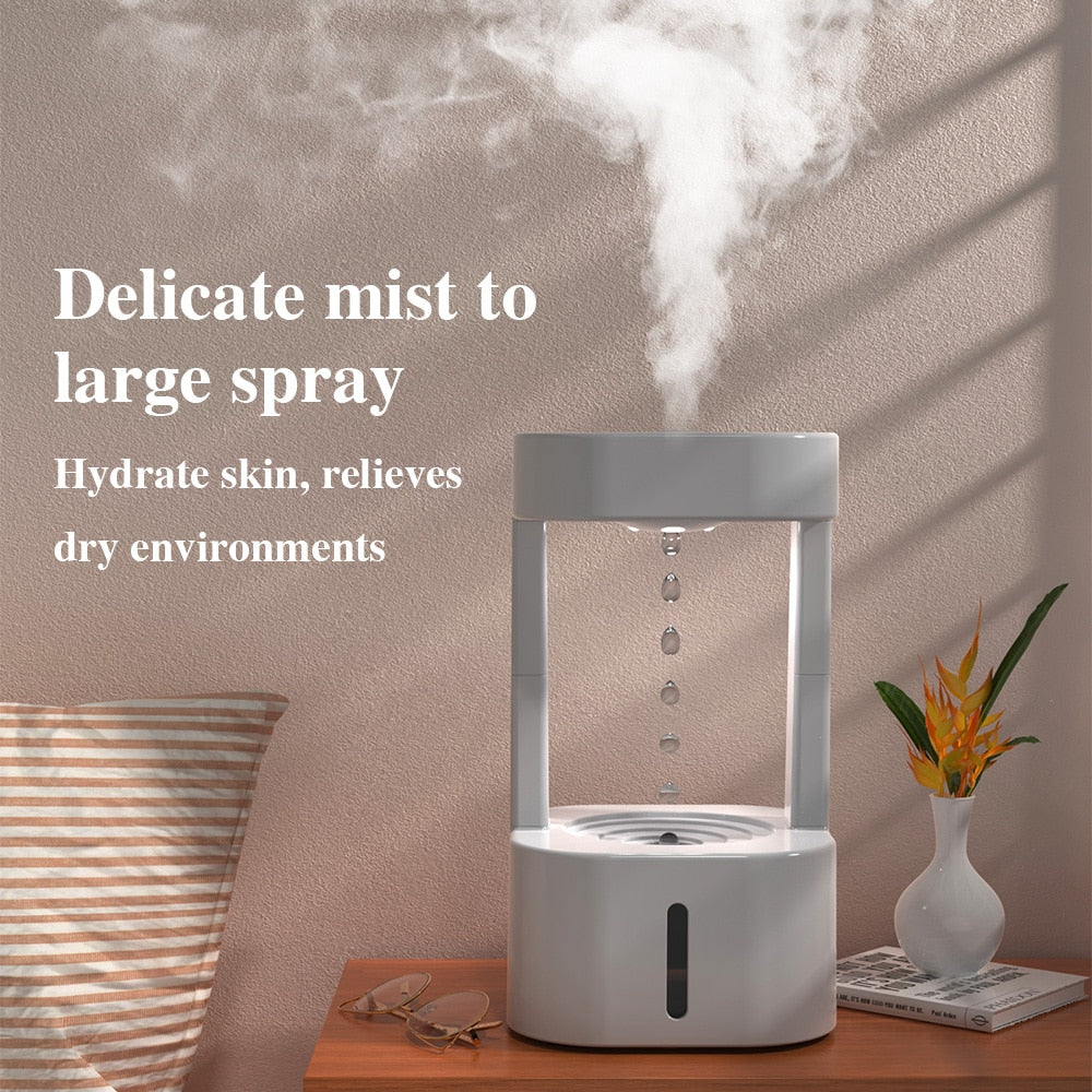 Humidificateur d'air frais à brume gravitationnelle ultrasonique