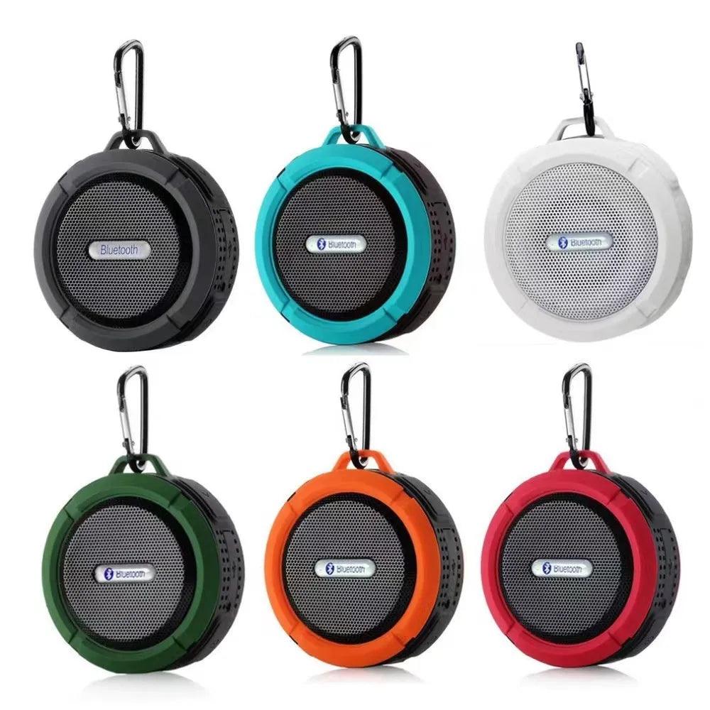 Enceinte Bluetooth portable avec ventouse pour la douche, en voyage et en plein air