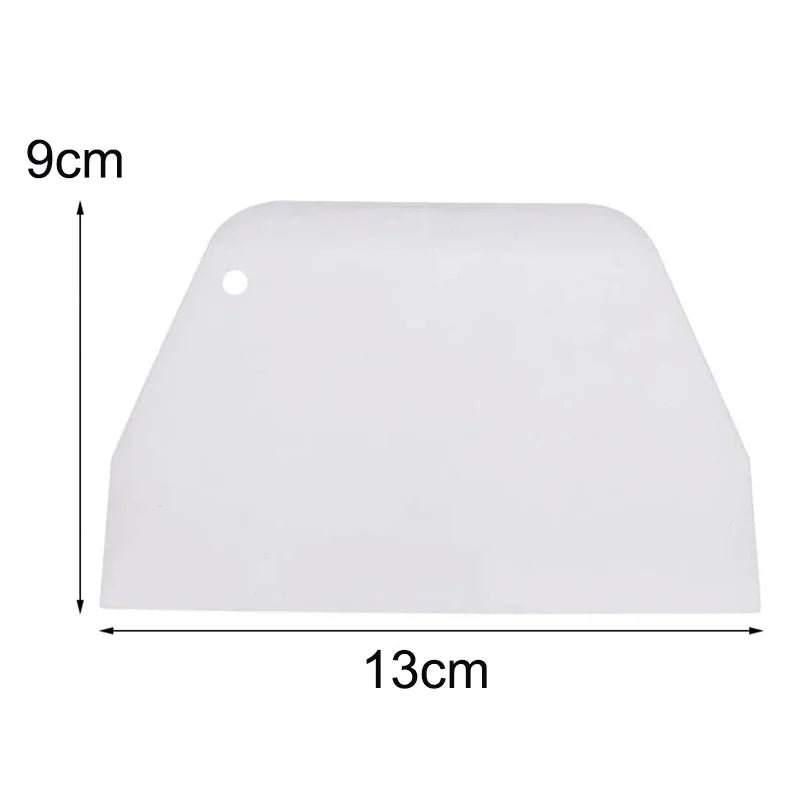 Coupe-pâte polyvalent 13 cm – grattoir à bol en polypropylène pour pâte, fondant, crème et pâtisserie