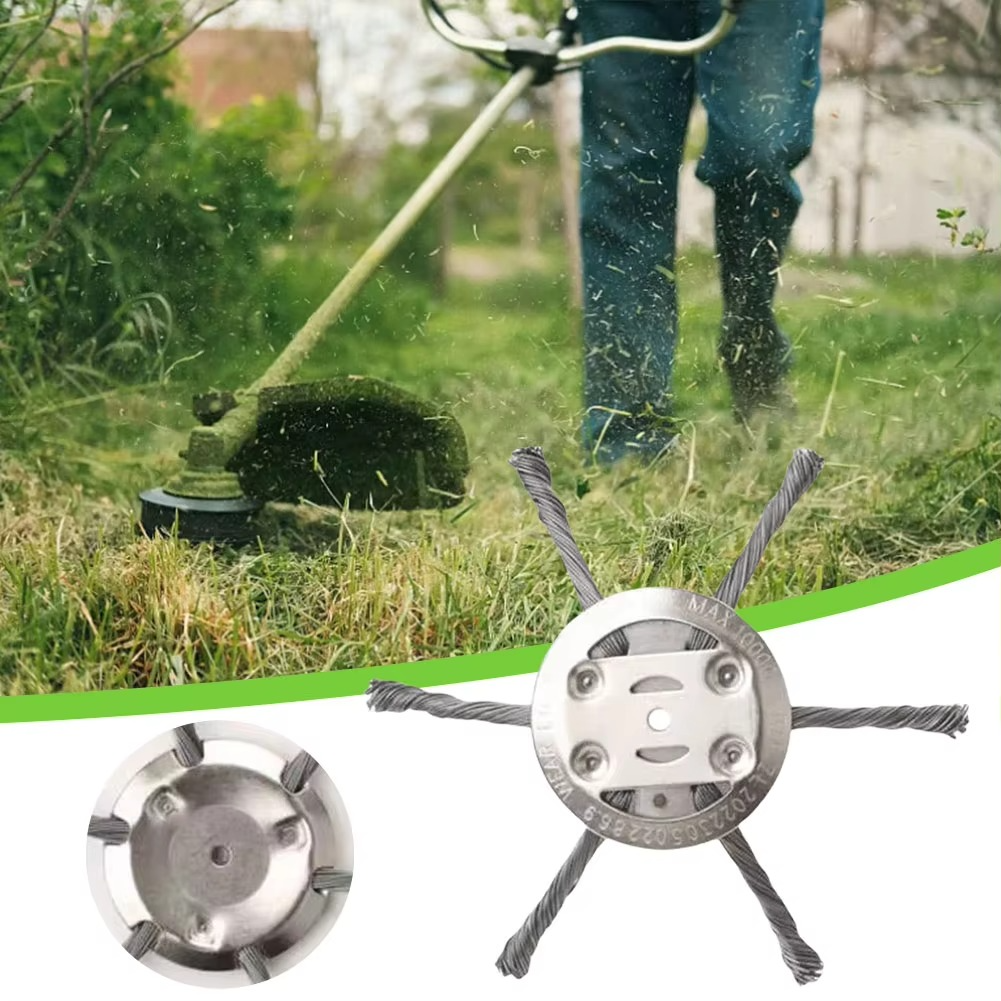 Tête de brosse pour coupe-bordures à batterie