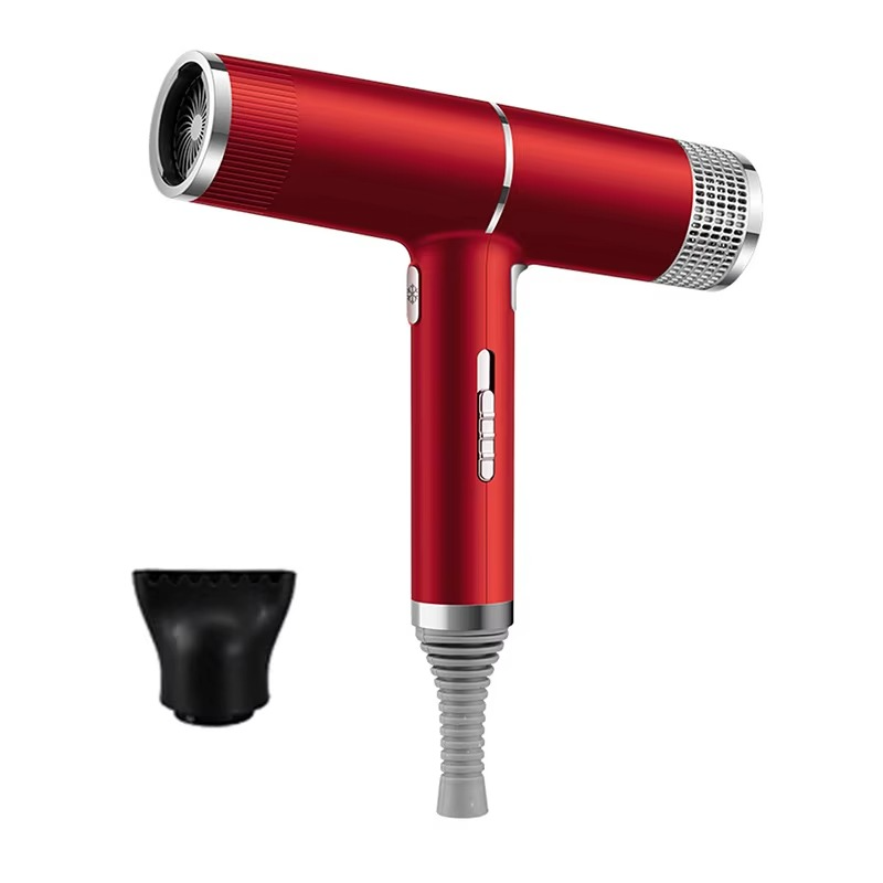 Sèche-cheveux professionnel à ions négatifs haute puissance avec buse d'air pour usage domestique et en salon
