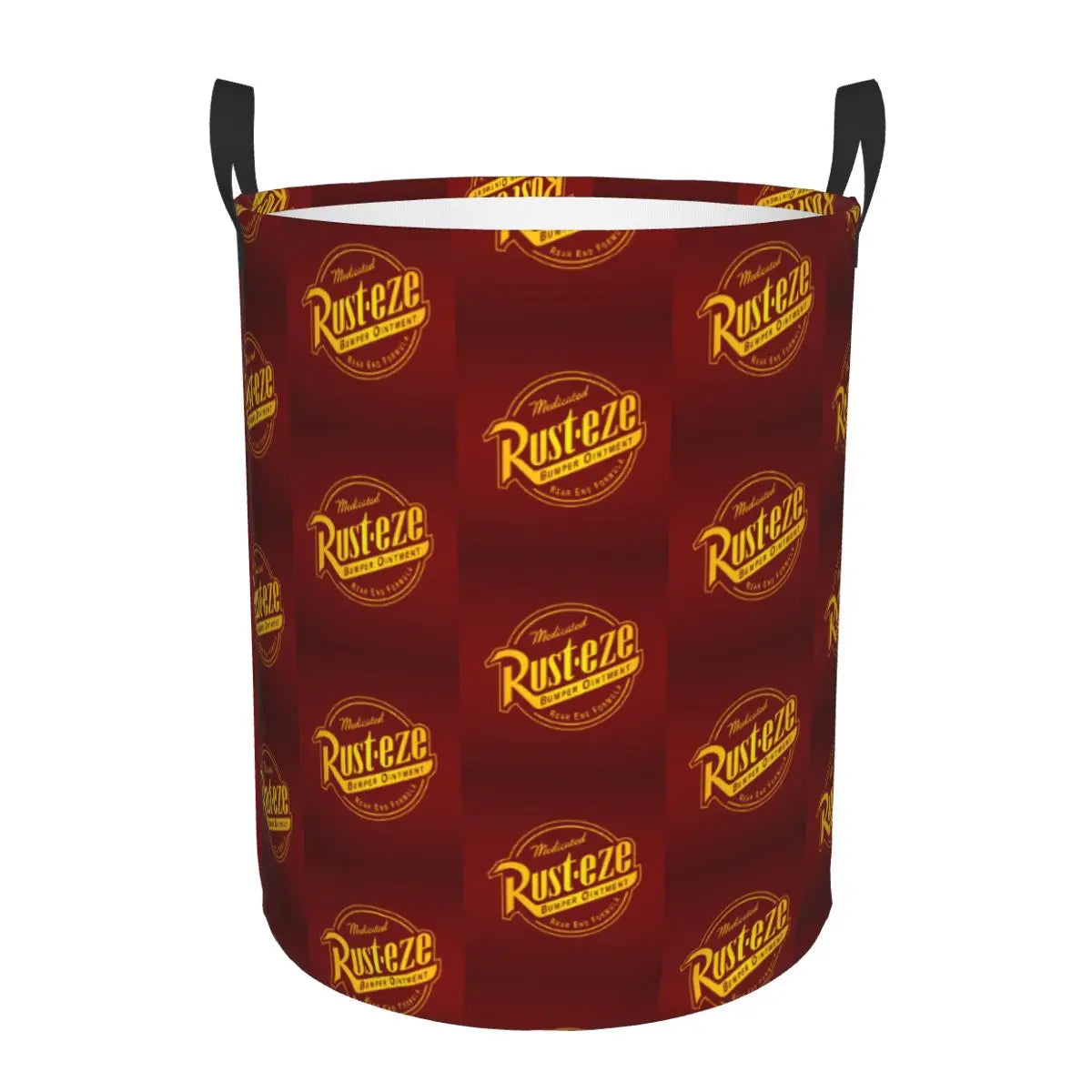 Panier à linge pliable Cars Lightning McQueen pour enfants, grande capacité en polyester avec poignées (S 34x42 cm, M 40x50 cm)