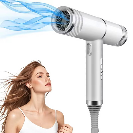 Sèche-cheveux professionnel à ions négatifs haute puissance avec buse d'air pour usage domestique et en salon