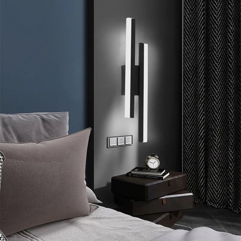 Applique murale LED minimaliste aux lignes épurées