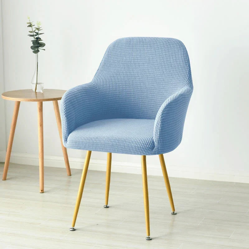 Housse de chaise à dossier haut