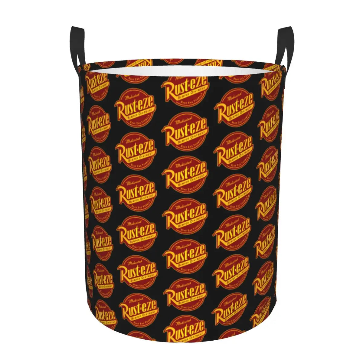 Panier à linge pliable Cars Lightning McQueen pour enfants, grande capacité en polyester avec poignées (S 34x42 cm, M 40x50 cm)
