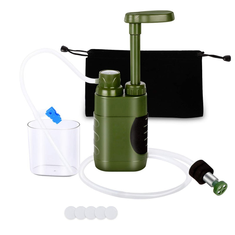 Filtre à eau portable pour le camping | Purificateur pour les activités de plein air et la survie