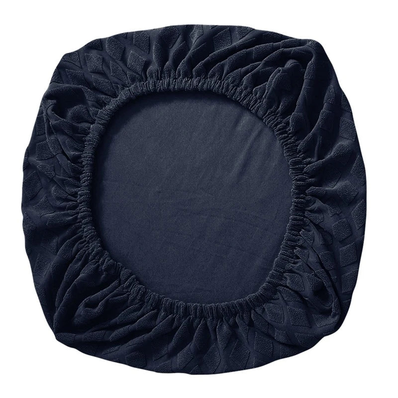 Scanto | Housse de chaise de bureau extensible en élasthanne/nylon, jacquard et polaire, maille d'ananas et protection élastique