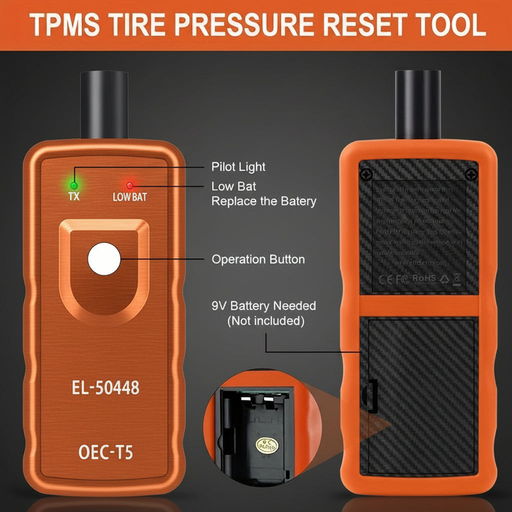 Outil de réinitialisation TPMS, capteur de pression des pneus sans fil, dispositif de réapprentissage
