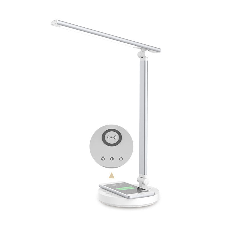 Lampe de bureau LED USB pliable à poignée carrée intelligente minimaliste