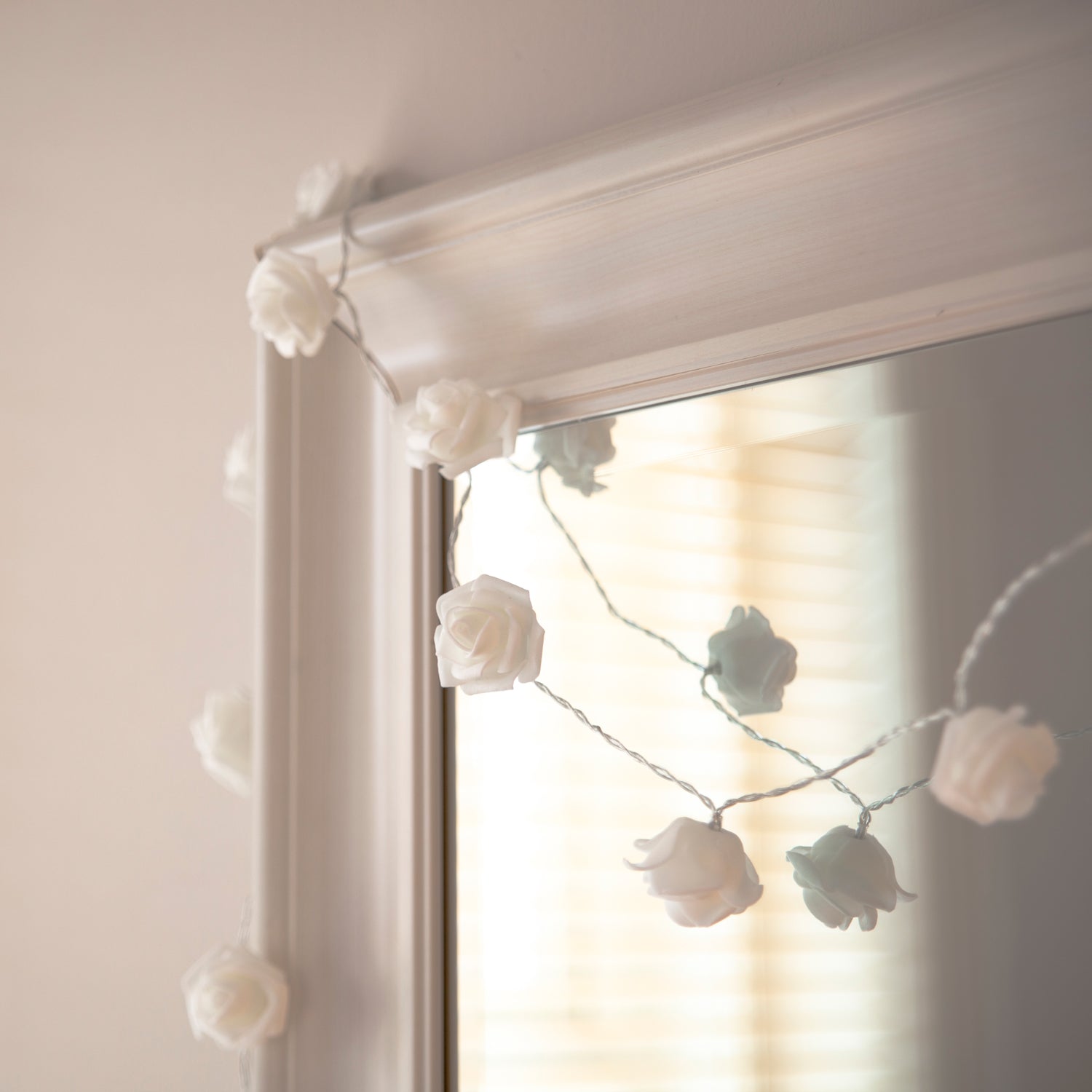 Guirlande Lumineuse Rose 30 LED blanc chaud