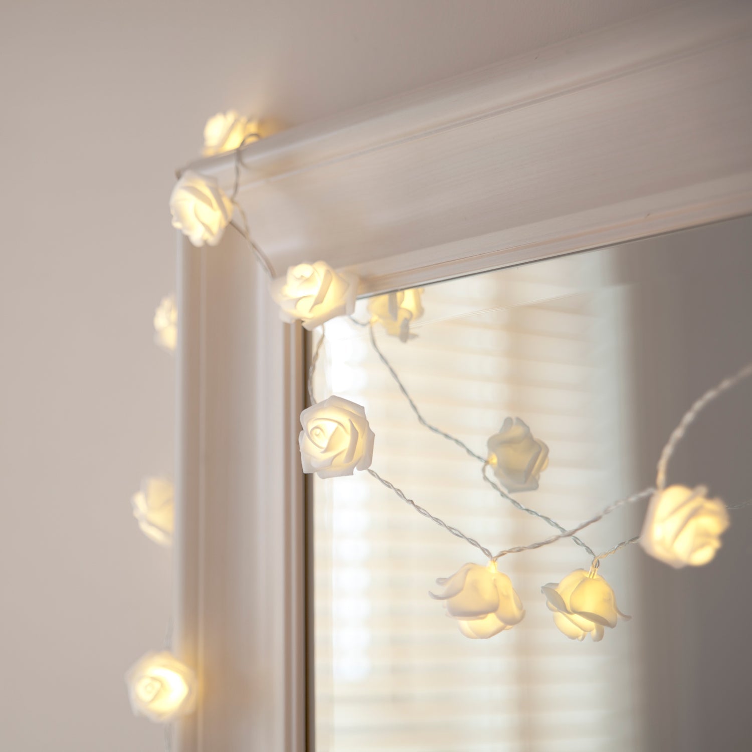 Guirlande Lumineuse Rose 30 LED blanc chaud