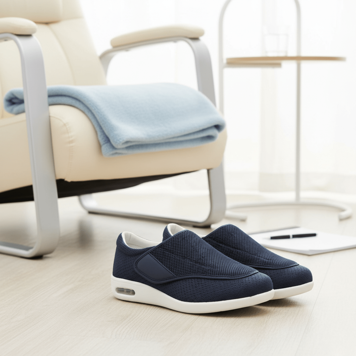 Chaussures adaptées pour pieds gonflés