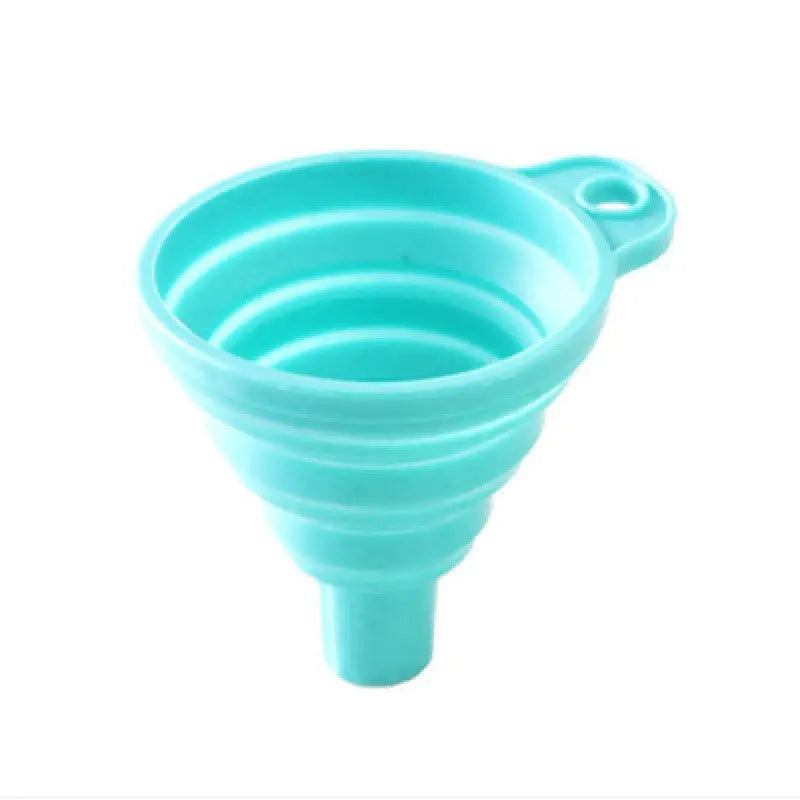 Entonnoir télescopique domestique, outil de cuisine, Mini entonnoir pliant résistant aux hautes températures, 4 couleurs disponibles