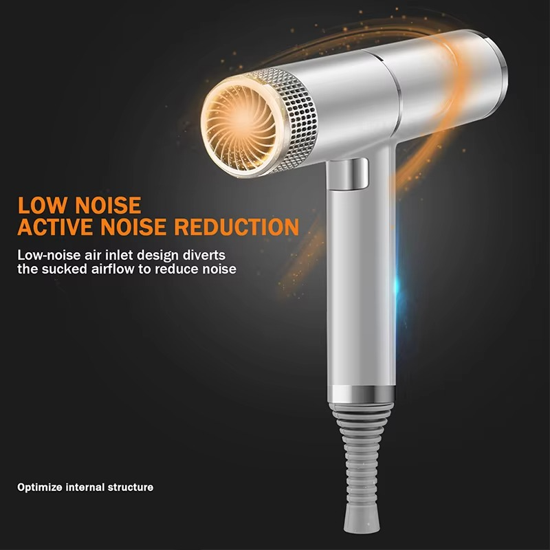Sèche-cheveux professionnel à ions négatifs haute puissance avec buse d'air pour usage domestique et en salon