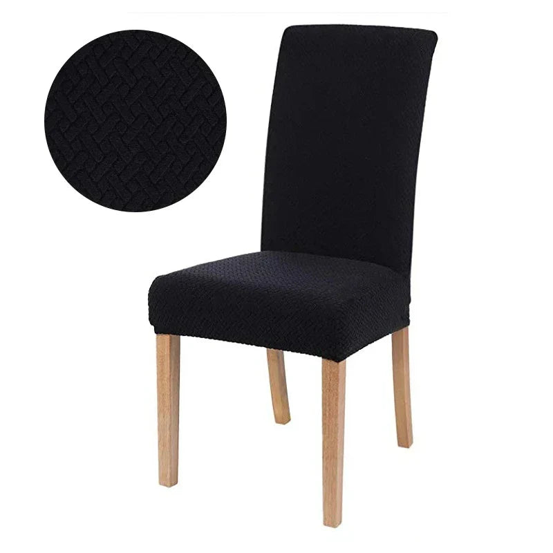 Housse de Chaise Velvona | Rembourré élastique et épais | Housse extensible en jacquard | Lavable et infroissable