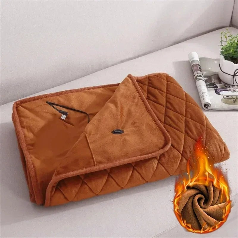 WarmNest - Couverture chauffante portable pour le bureau et la maison