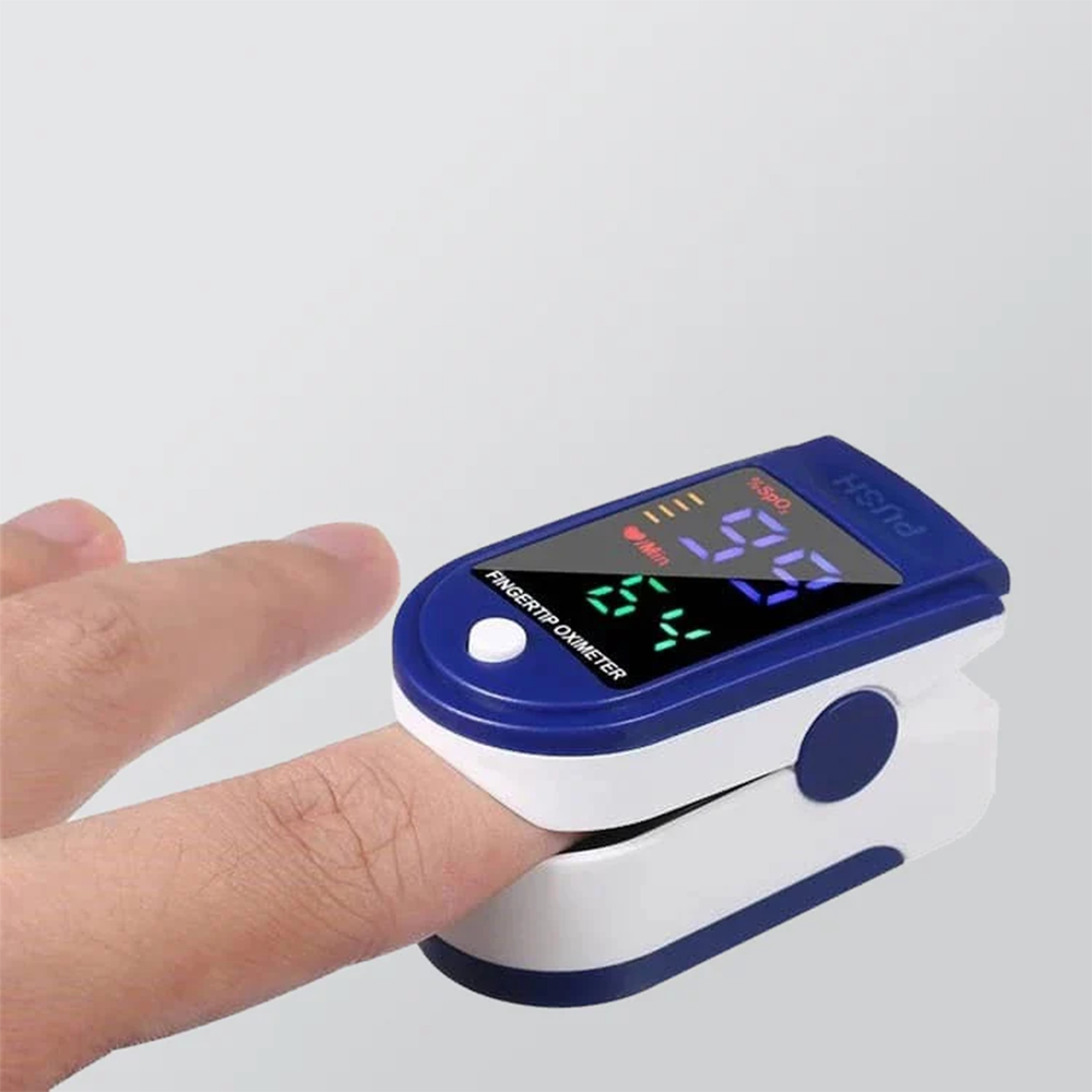 Oxymètre de pouls numérique portable – Mesure précise de l’oxygène et de la fréquence cardiaque avec écran couleur