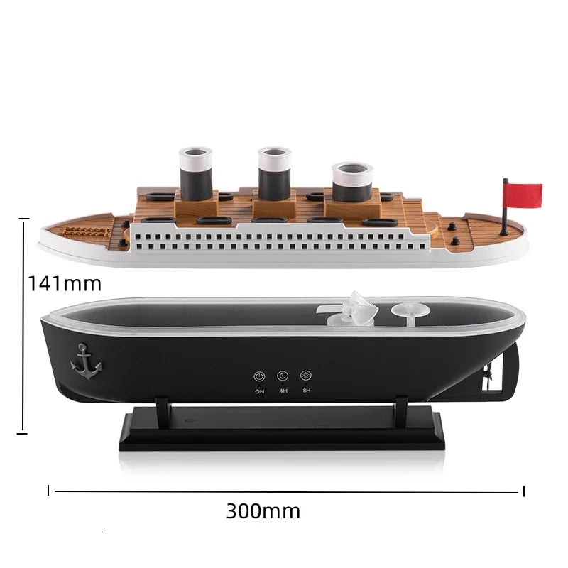 Humidificateur d'air électrique d'aromathérapie de luxe Ocean Liner