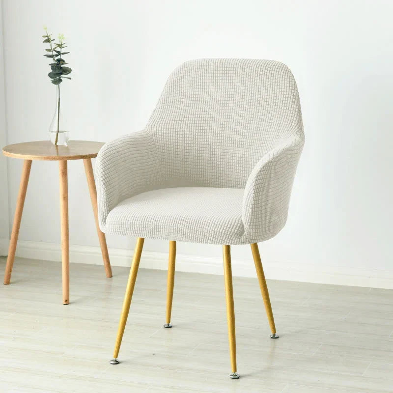 Housse de chaise à dossier haut