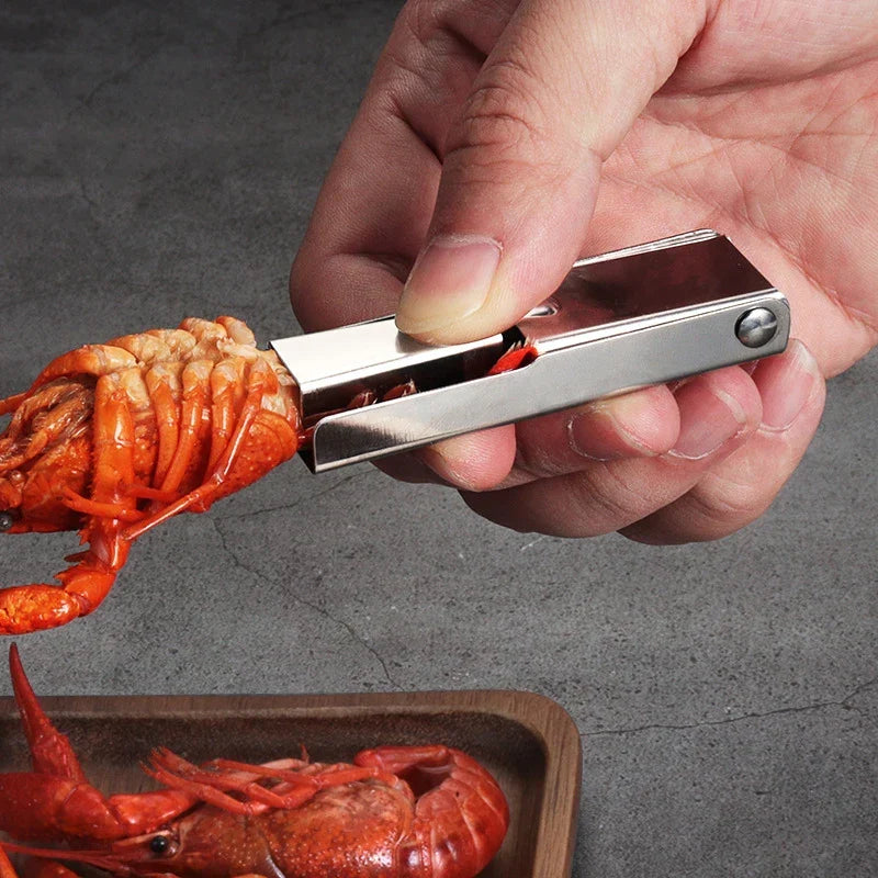 Éplucheur professionnel de coquilles de fruits de mer | Outil de cuisine en acier inoxydable